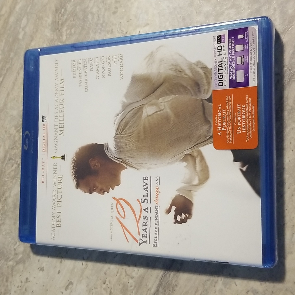 Sealed Blu ray 12 years a slave